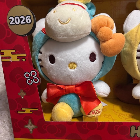NEW❣️Limited Edition Hello Kitty 2026 Year of the Horse 8-Inch Plush 3-Pack - Picture 3 of 6